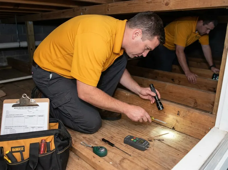 Termite Inspection and Wood-Destroying Insect Report in Henrico, VA